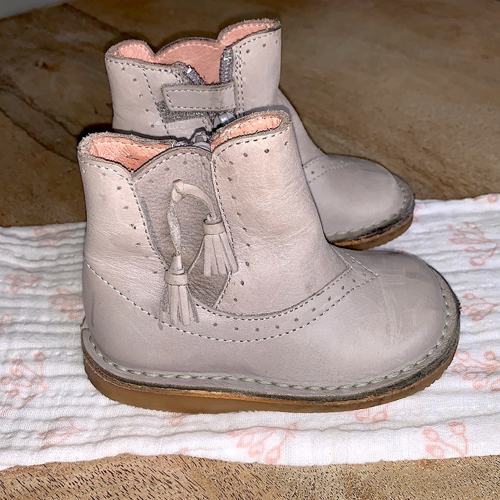 Jacadi Paris Leather Baby Bootie